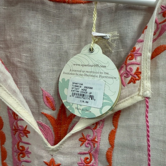 NWT SPARTINA kaftan cover up - Picture 3 of 5